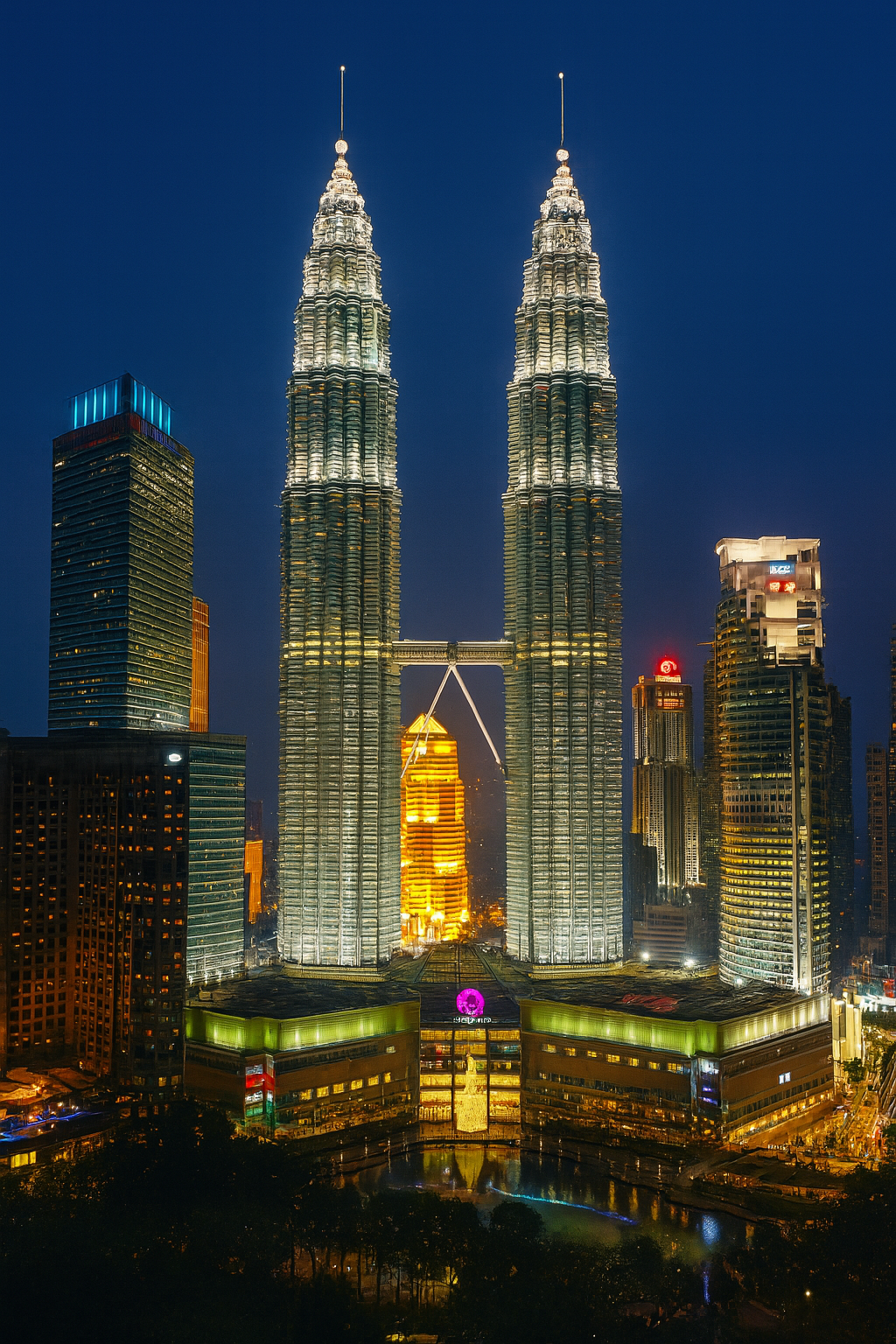 KLCC Petronas Towers view from Cormar Suites