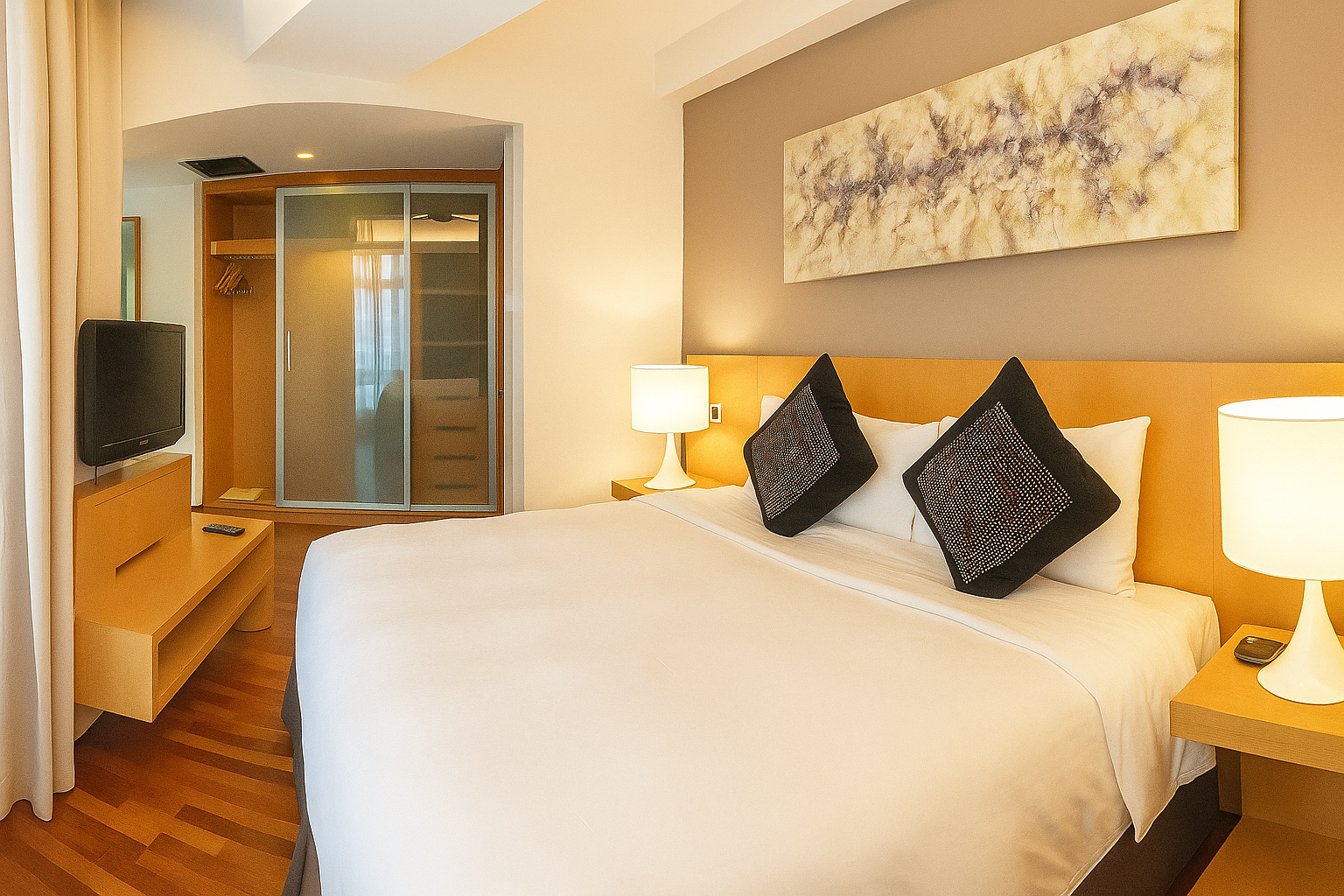 Deluxe Two-Bedroom Suite at Cormar Suites