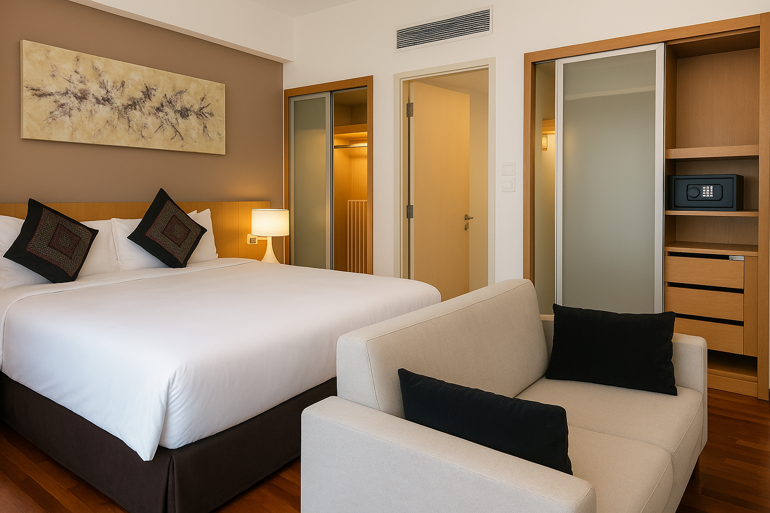 Deluxe Studio Suite at Cormar Suites