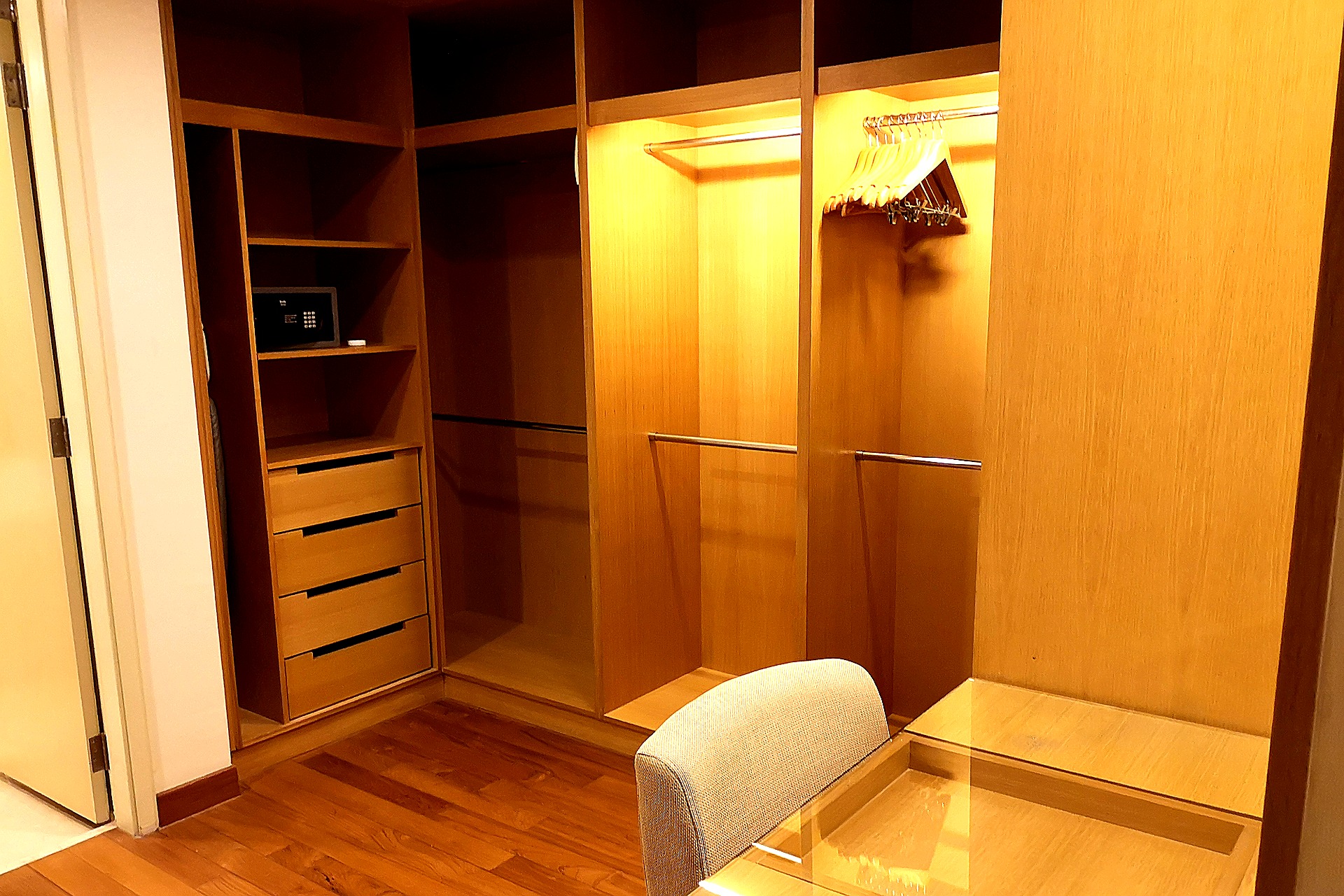 Walk-in wardrobe