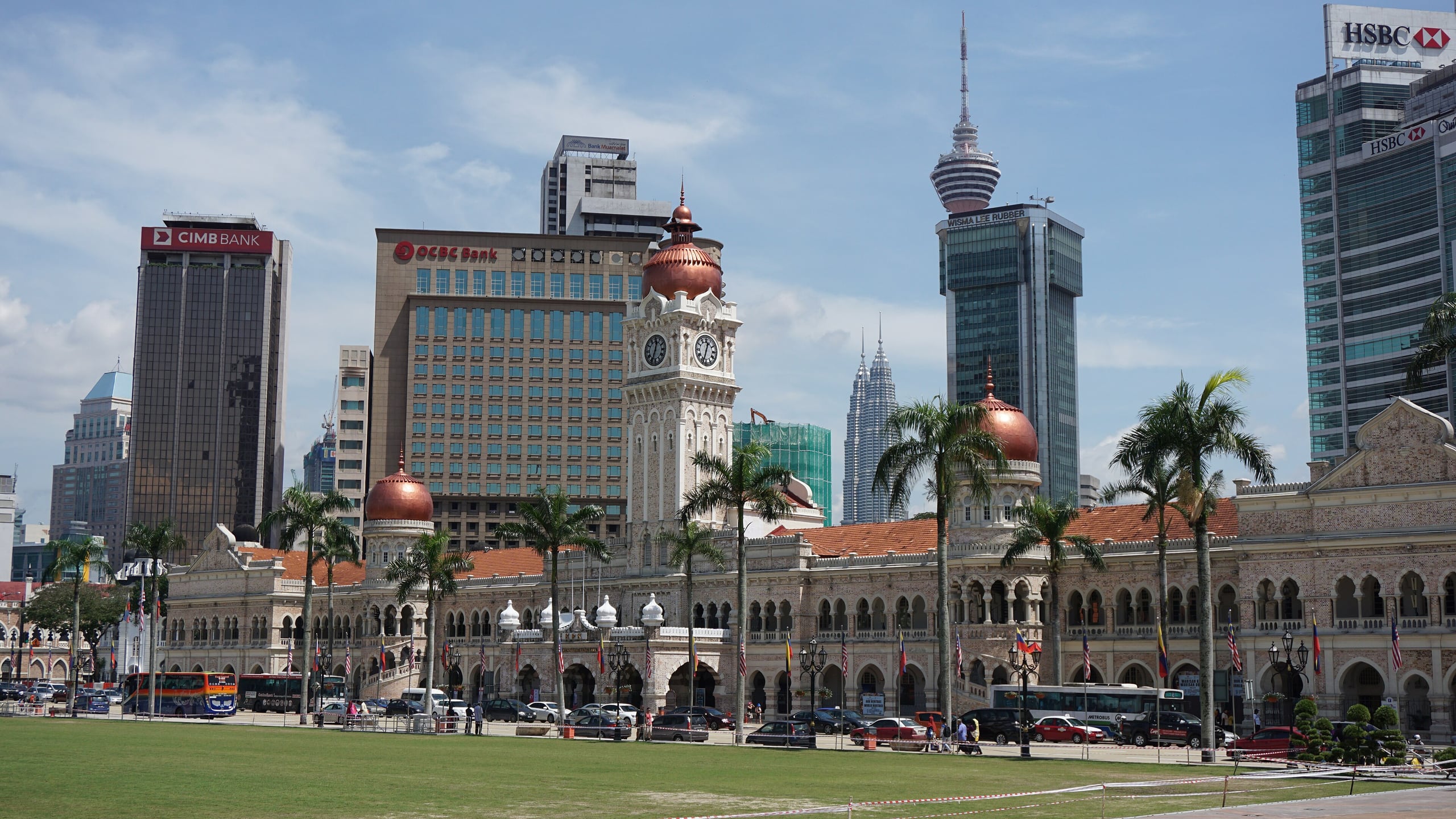 Merdeka Square and the Sultan Abdul Samad Building, Kuala Lumpur